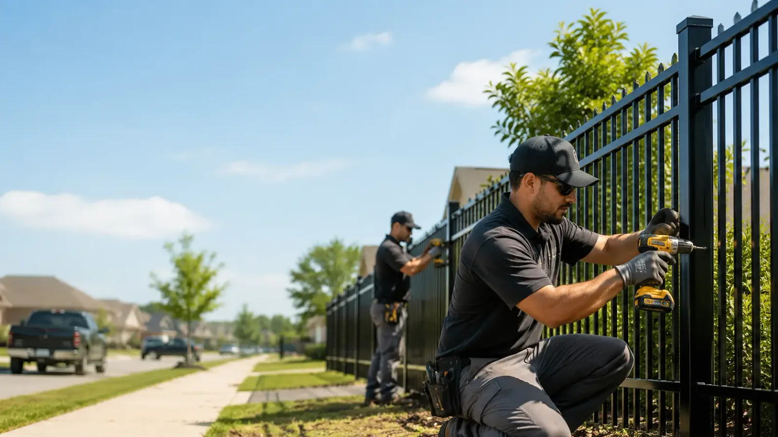 Metal Fence Installation in Parkdale, AR